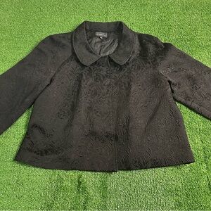 Elementz Black Floral Womens Jacket Coat Size XL